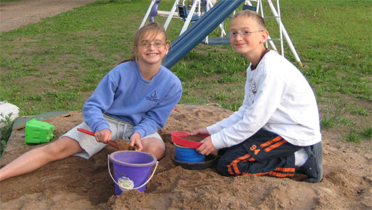 At the playground
