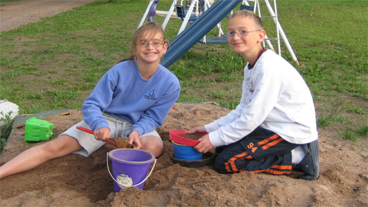 At the playground